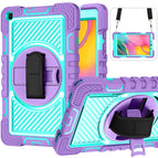 For Samsung Galaxy Tab A 8.0 2019 T290 / Purple + Mint Green