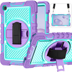 For Samsung Galaxy Tab A 8.4 2020 T307 / Purple + Mint Green