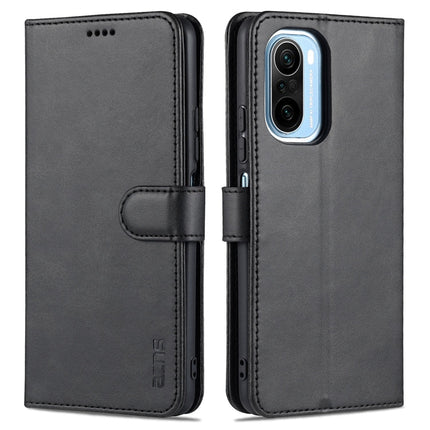 AZNS Skin Feel Calf Texture Horizontal Flip Leather Case with Card Slots & Holder & Wallet, For Xiaomi Redmi K40 Pro, For Xiaomi Poco F3, For Xiaomi Redmi Note 9 5G, For Xiaomi Redmi Note 10 5G
