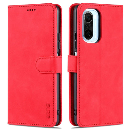 AZNS Skin Feel Calf Texture Horizontal Flip Leather Case with Card Slots & Holder & Wallet, For Xiaomi Redmi K40 Pro, For Xiaomi Poco F3, For Xiaomi Redmi Note 9 5G, For Xiaomi Redmi Note 10 5G