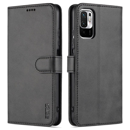 AZNS Skin Feel Calf Texture Horizontal Flip Leather Case with Card Slots & Holder & Wallet, For Xiaomi Poco M3 Pro 5G