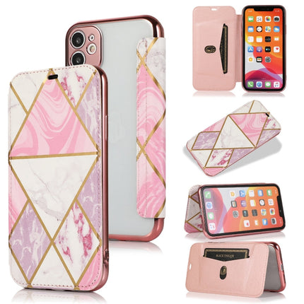 Bronzing Plating PU + TPU Horizontal Flip Leather Case with Holder & Card Slot, For iPhone 12 Pro Max, For iPhone 12 / 12 Pro, For iPhone 12 mini, For iPhone 11 Pro Max, For iPhone 11 Pro, For iPhone 11