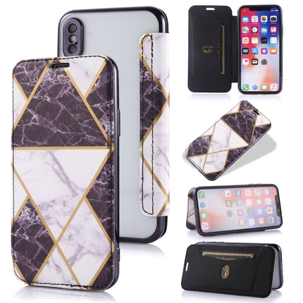 Bronzing Plating PU + TPU Horizontal Flip Leather Case with Holder & Card Slot, For iPhone XS Max, For iPhone XR, For iPhone X / XS, For iPhone SE 2022 / SE 2020 & 8 & 7, For iPhone 8 Plus & 7 Plus, For iPhone 6 Plus & 6s Plus