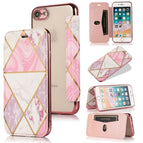 For iPhone SE 2022 / SE 2020 & 8 & 7 / Pink White