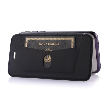 Bronzing Plating PU + TPU Horizontal Flip Leather Case with Holder & Card Slot, For iPhone 6 & 6s