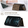 DG.MING M1 Series 3-Fold Multi Card Wallet + Magnetic Back Cover Shockproof Case with Holder Function, For iPhone 12 mini, For iPhone 12 / 12 Pro, For iPhone 12 Pro Max