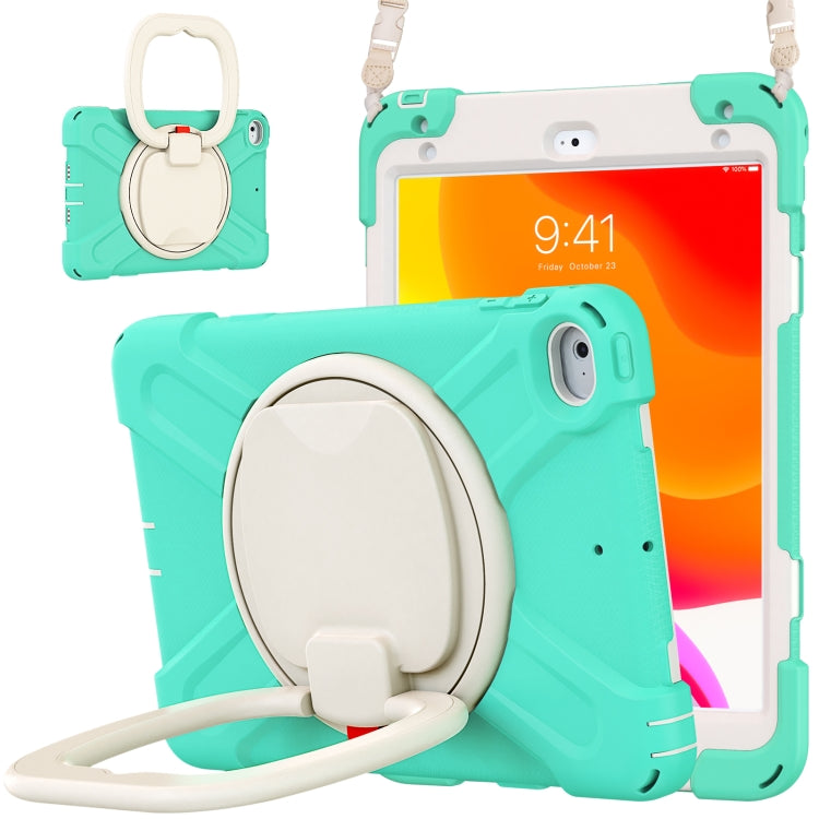 Pure Color Silicone + PC Protective Case with Holder & Shoulder Strap, For iPad mini 5 / 4