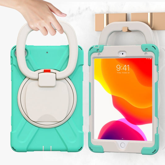 Pure Color Silicone + PC Protective Case with Holder & Shoulder Strap, For iPad mini 5 / 4