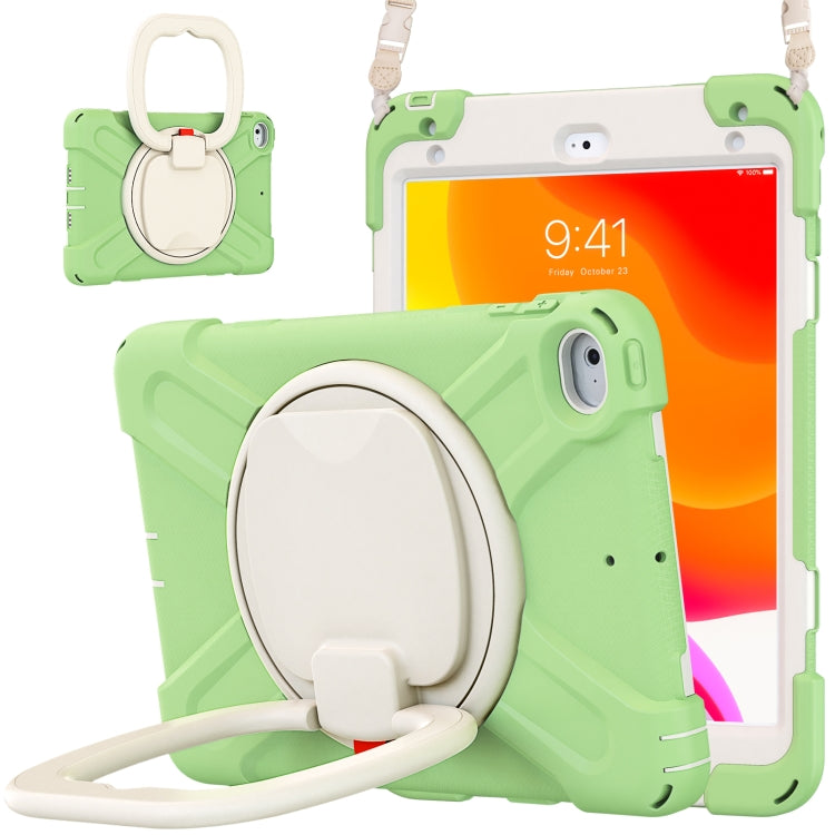 Pure Color Silicone + PC Protective Case with Holder & Shoulder Strap, For iPad mini 5 / 4