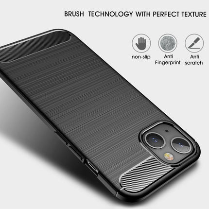 Brushed Texture Carbon Fiber TPU Case, For iPhone 13, For iPhone 13 Pro, For iPhone 13 mini, For iPhone 13 Pro Max, For Motorola Moto G Stylus 2021 5G