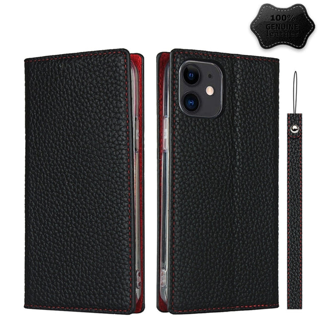 Litchi Texture Horizontal Flip Top Layer Cowhide Leather Case with Holder & Card Slots & Wallet & Strap & Wire Winder, For iPhone 12 mini, For iPhone 12 / 12 Pro, For iPhone 12 Pro Max, For iPhone 11 Pro