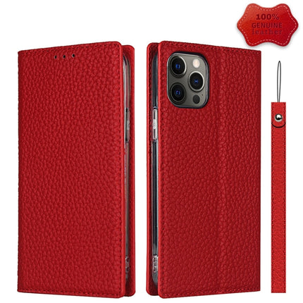 Litchi Texture Horizontal Flip Top Layer Cowhide Leather Case with Holder & Card Slots & Wallet & Strap & Wire Winder, For iPhone 12 mini, For iPhone 12 / 12 Pro, For iPhone 12 Pro Max, For iPhone 11 Pro