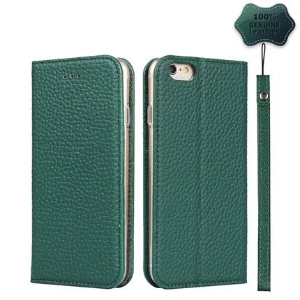 Litchi Texture Horizontal Flip Top Layer Cowhide Leather Case with Holder & Card Slots & Wallet & Strap & Wire Winder, For iPhone 6 & 6s, For iPhone 6 Plus & 6s Plus, For iPhone XR, For iPhone XS Max