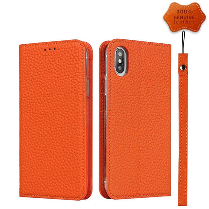 Litchi Texture Horizontal Flip Top Layer Cowhide Leather Case with Holder & Card Slots & Wallet & Strap & Wire Winder, For iPhone 6 & 6s, For iPhone 6 Plus & 6s Plus, For iPhone XR, For iPhone XS Max