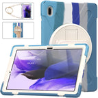 For Samsung Galaxy Tab S7 FE T730 / S7+ / S9+ /S8+ / Colorful Blue