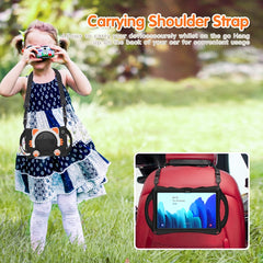 Cute Cat King Kids Shockproof EVA Protective Case with Holder & Shoulder Strap & Handle, For Samsung Galaxy Tab A7 10.4 2020 SM-T500