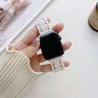 7 41mm / 6 & SE & 5 & 4 40mm / 3 & 2 & 1 38mm / White + Rose Gold