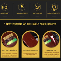 idewei Crazy Horse Texture Horizontal Flip Leather Case with Holder & Card Slots & Wallet, For Nokia C20 Plus, For OPPO Realme C11 (2021), For vivo V21e 4G