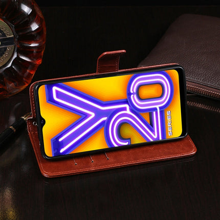 idewei Crazy Horse Texture Horizontal Flip Leather Case with Holder & Card Slots & Wallet