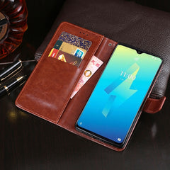 idewei Crazy Horse Texture Horizontal Flip Leather Case with Holder & Card Slots & Wallet, For Wiko Power U10, For Wiko Power U30