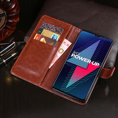 idewei Crazy Horse Texture Horizontal Flip Leather Case with Holder & Card Slots & Wallet