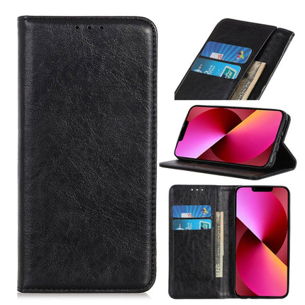 Magnetic Crazy Horse Texture Horizontal Flip Leather Case with Holder & Card Slots & Wallet, For iPhone 13 mini, For iPhone 13, For iPhone 13 Pro, For iPhone 13 Pro Max, For Nokia C10 / C20