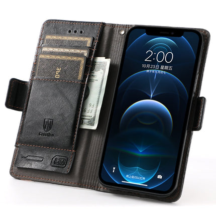 CaseNeo Business Splicing Dual Magnetic Buckle Horizontal Flip PU Leather Case with Holder & Card Slots & Wallet, For iPhone 11, For iPhone 11 Pro Max