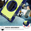 360 Degree Rotation Contrast Color Shockproof Silicone + PC Case with Holder & Hand Grip Strap & Shoulder Strap, For iPad mini (2019) / 4, For Samsung Galaxy Tab A7 10.4 (2020) T500/T505