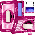 For Samsung Galaxy Tab A7 10.4 (2020) T500/T505 / Rose Red+Pink