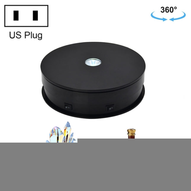 20cm Electric Rotating Turntable Display Stand Video Shooting Props Turntable for Photography, 20cm 110V US Plug, 20cm 220V EU Plug, 20cm 220V UK Plug, 20cm 220V AU Plug