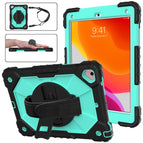 For iPad 9.7 (2018) & (2017) / Air 2 / Air / Black+Mint