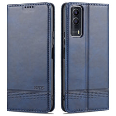 AZNS Magnetic Calf Texture Horizontal Flip Leather Case with Card Slots & Holder & Wallet, For vivo Y53s