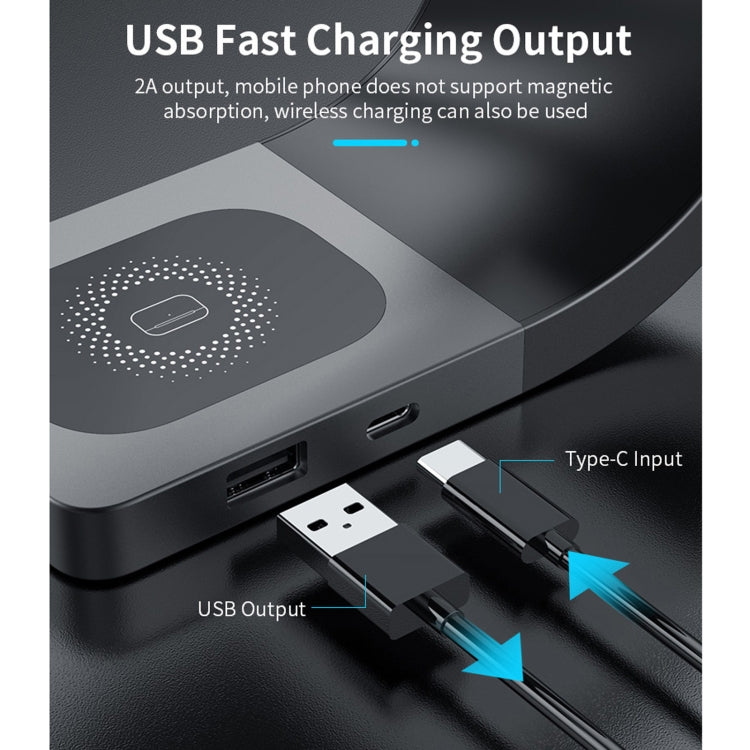 4 In 1 Multi-function Smart Magnetic Wireless Charger for iPhone & iWatches & AirPods