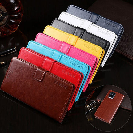 idewei Crazy Horse Texture Horizontal Flip Leather Case with Holder & Card Slots & Wallet, For Infinix Note 10 Pro, For Lenovo K13, For Lenovo K13 Note