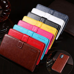 idewei Crazy Horse Texture Horizontal Flip Leather Case with Holder & Card Slots & Wallet, For OnePlus Nord N200 5G, For Asus Zenfone 8 Flip, For Infinix Hot 10T