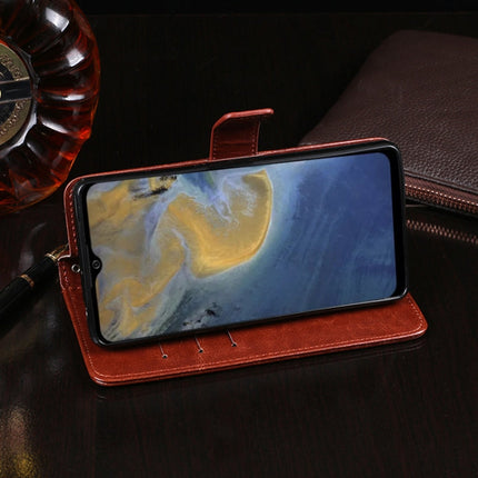 idewei Crazy Horse Texture Horizontal Flip Leather Case with Holder & Card Slots & Wallet, For ZTE Blade A51, For ZTE Blade A71