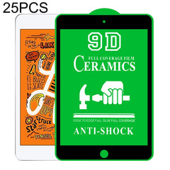 25 PCS 9D Full Screen Full Glue Ceramic Film, For iPad 4 / 3 / 2 9.7 inch (25 PCS), For iPad 10.2 2021 / 2020 / 2019 (25 PCS), For iPad Pro 10.5 / Air 3 (25 PCS), For iPad mini 3 / 2 / 1 (25 PCS), For iPad mini 2019 / 4 (25 PCS)������������������������...