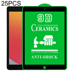 25 PCS 9D Full Screen Full Glue Ceramic Film, For iPad 4 / 3 / 2 9.7 inch (25 PCS), For iPad 10.2 2021 / 2020 / 2019 (25 PCS), For iPad Pro 10.5 / Air 3 (25 PCS), For iPad mini 3 / 2 / 1 (25 PCS), For iPad mini 2019 / 4 (25 PCS)������������������������...