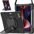 For iPad Pro 12.9 2022 / 2021 / Black+Black