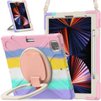 For iPad Pro 12.9 2022 / 2021 / Colorful Pink