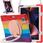 For iPad Pro 12.9 2022 / 2021 / Colorful Red