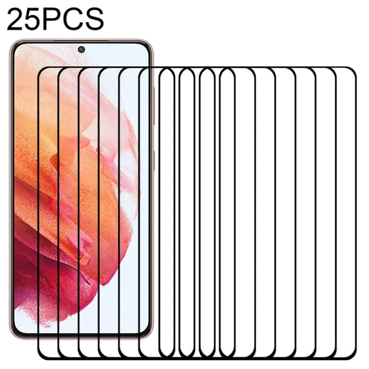 25 PCS Full Glue 9H HD 3D Curved Edge Tempered Glass Film, For Samsung Galaxy S21 5G (25pcs), For Samsung Galaxy S21+ 5G (25pcs), For Samsung Galaxy S21 Ultra 5G (25pcs)