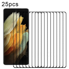 25 PCS Full Glue 9H HD 3D Curved Edge Tempered Glass Film, For Samsung Galaxy S21 5G (25pcs), For Samsung Galaxy S21+ 5G (25pcs), For Samsung Galaxy S21 Ultra 5G (25pcs)