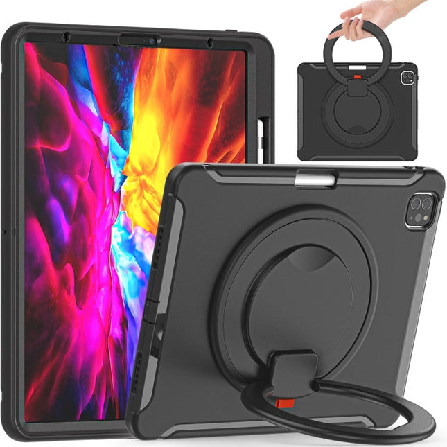 Shockproof TPU + PC Protective Case with 360 Degree Rotation Foldable Handle Grip Holder & Pen Slot, For iPad Pro 12.9 2020 / 2018, For Samsung Galaxy Tab S6 Lite 10.4 inch P610