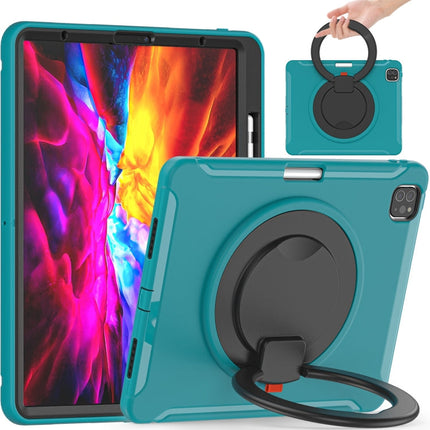 Shockproof TPU + PC Protective Case with 360 Degree Rotation Foldable Handle Grip Holder & Pen Slot, For iPad Pro 12.9 2020 / 2018, For Samsung Galaxy Tab S6 Lite 10.4 inch P610