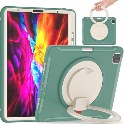 Shockproof TPU + PC Protective Case with 360 Degree Rotation Foldable Handle Grip Holder & Pen Slot, For iPad Pro 12.9 2020 / 2018, For Samsung Galaxy Tab S6 Lite 10.4 inch P610