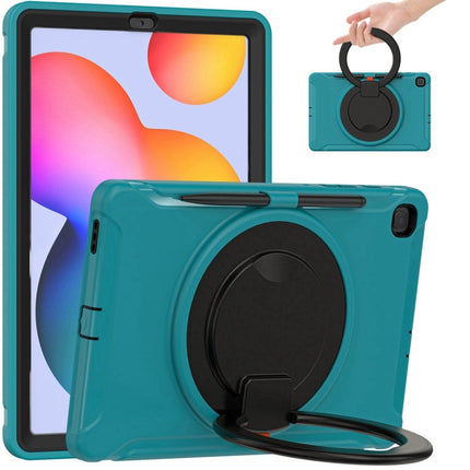 Shockproof TPU + PC Protective Case with 360 Degree Rotation Foldable Handle Grip Holder & Pen Slot, For iPad Pro 12.9 2020 / 2018, For Samsung Galaxy Tab S6 Lite 10.4 inch P610