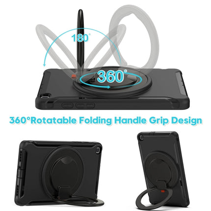 Shockproof TPU + PC Protective Case with 360 Degree Rotation Foldable Handle Grip Holder & Pen Slot, For Samsung Galaxy Tab A 8.0 2019 T290