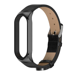 For Xiaomi Mi Band 6 / 5 / 4 / 3 CS Microfiber Leather Replacement Watchband