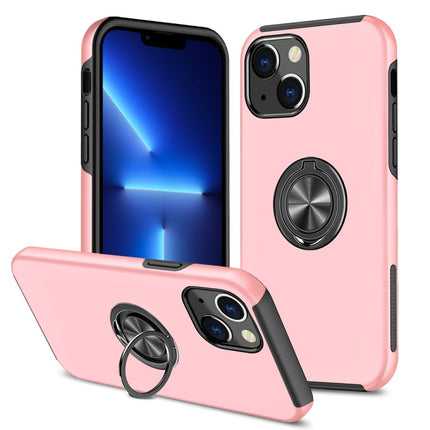 PC + TPU Shockproof Magnetic Protective Case with Invisible Ring Holder, For iPhone 13 mini, For iPhone 13, For iPhone 13 Pro